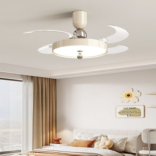 风扇灯2025年新款简约卧B室隐形吊扇灯房间风扇吸顶灯