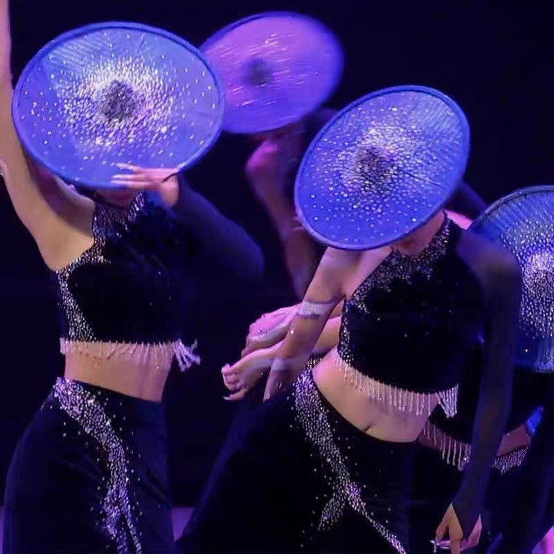 第十二届中国舞蹈奖陶醉了民y族傣族舞元旦花腰姑娘表演服长裙