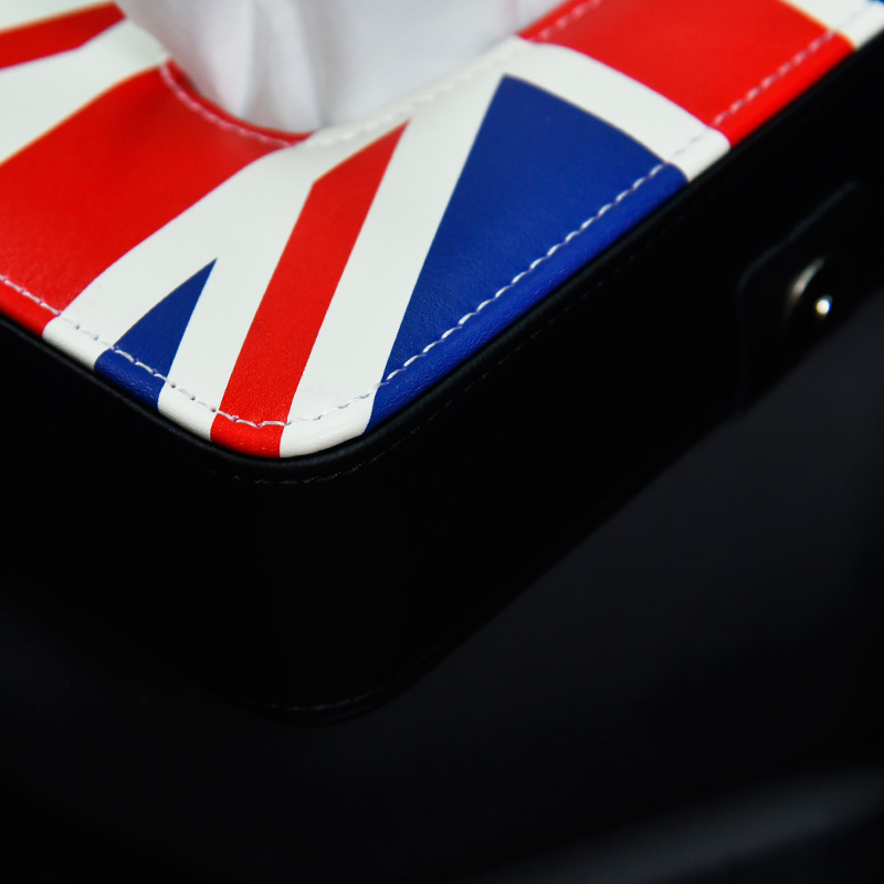 迷你改装汽车内饰用品车载纸巾盒座式MII抽T纸纸巾盒车用纸巾