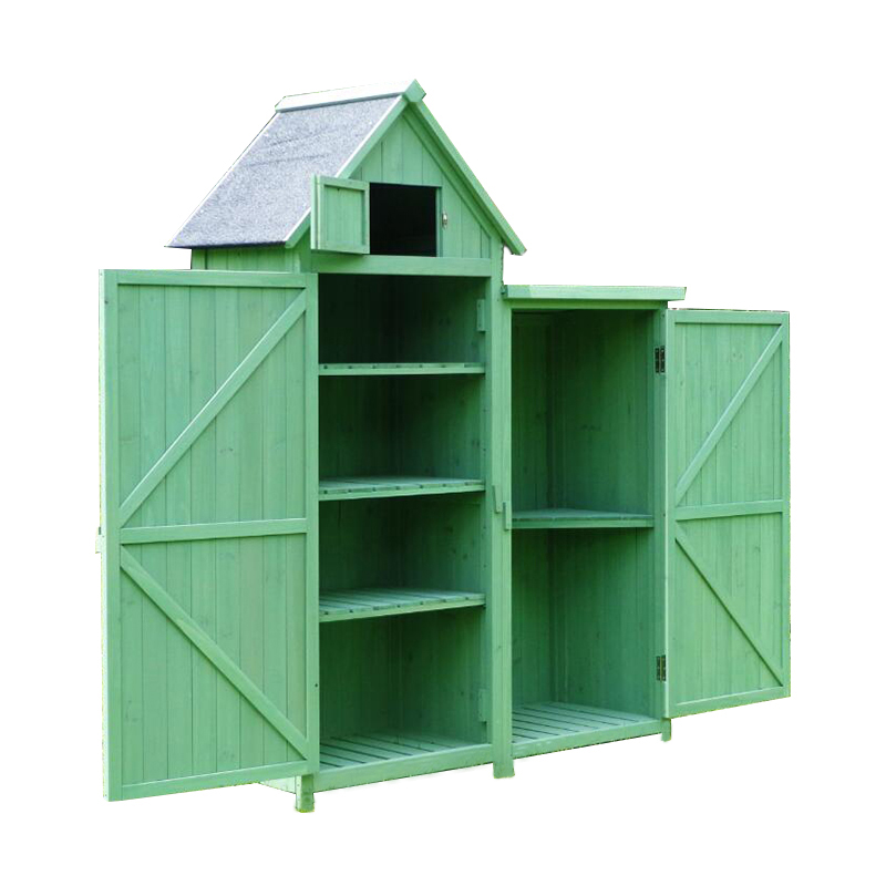 户外柜子实木储物l柜防水庭院收纳房花园工具箱防腐农具杂物柜