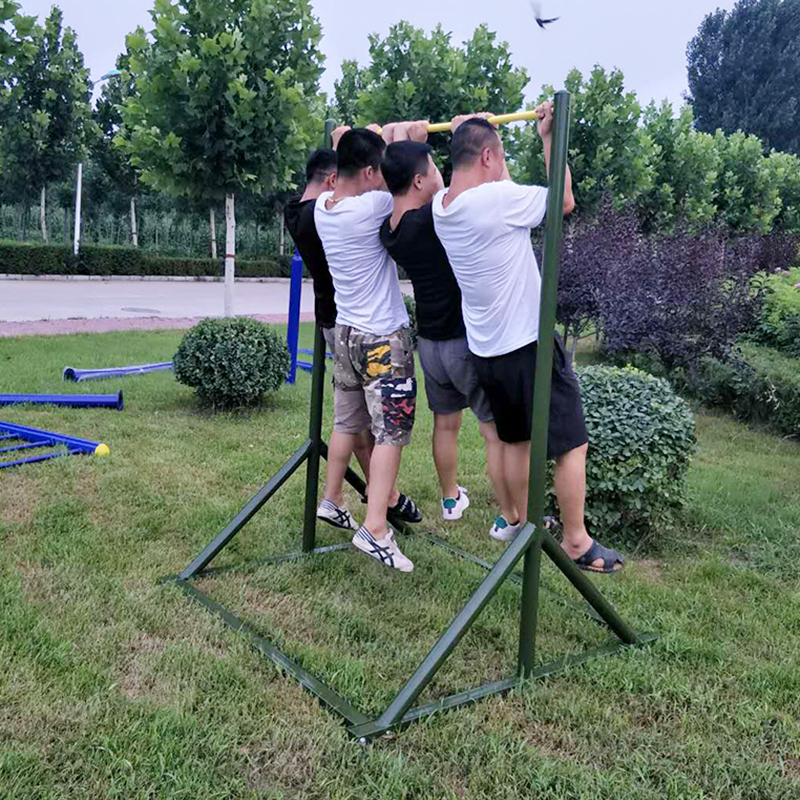 户外移动单杠家用引体向上训练器材双杠室外可调节移动底盘式单杠