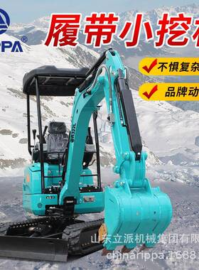 RIPPA/立派R322L小型挖掘机农用工程家用微挖小挖机挖地2吨多功能