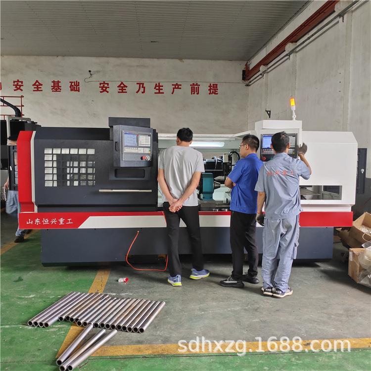 双头数控车床轴类农业机械配件车削机滚筒管子镗内孔