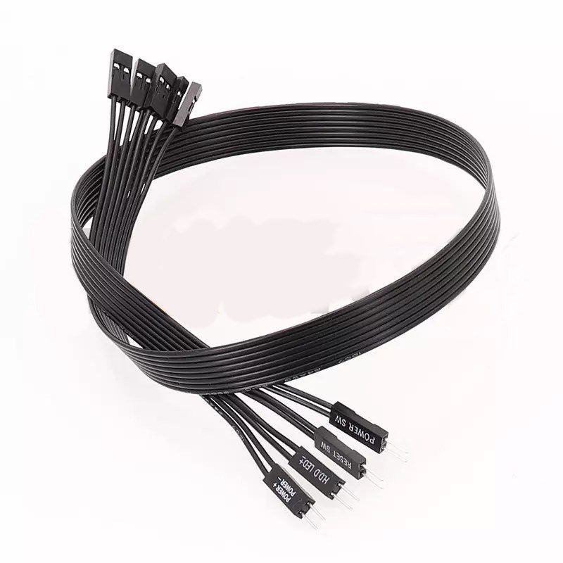 SW延长线主板开机/复位SW/电源SW延长线 杜邦2.54公母延长线