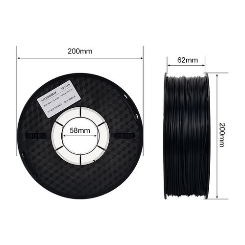 启庞3D打印机ASA耗材1.75耐高温户外抗晒坚韧耐用线材1KG  航模
