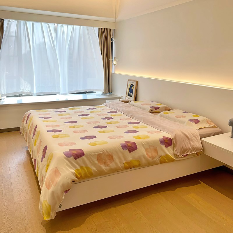 220V氛围暖光灯带自粘LED床头天花橱柜电视悬空柜COB插电自带开关