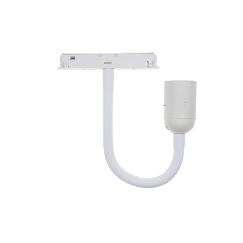 20款通用磁吸轨道软管灯头一体模块轨道灯配件取电磁吸轨道灯头