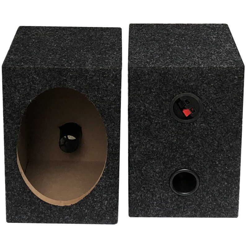 包邮6x9寸喇叭方形木箱空箱低音箱体试音箱 一对加厚汽车音响改装