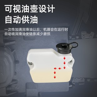 角磨机改装电链锯油锯电锯伐木家用小型手持链条配件手提电动工具