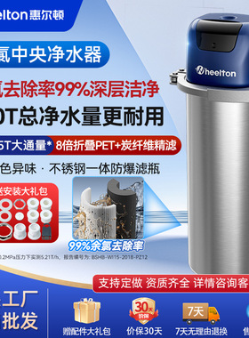 惠尔顿家用除氯净水全屋反冲洗过滤器家用净水机批发除氯专家