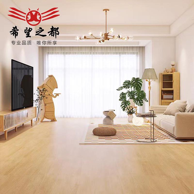 柔光天鹅绒原木风木纹瓷砖600x1200卧室客厅仿实木地板砖