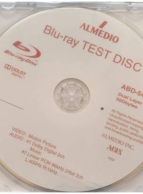 ABEX全系列测试碟TESTBD蓝光ABD-500ABD-592ABD-540ABD-600A