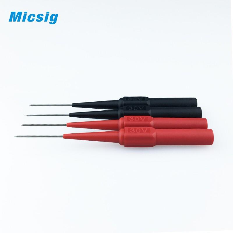 麦科信汽车维修刺破线探针表棒探针万用表表笔1mm背针