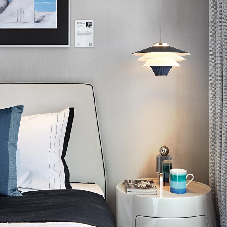 吊线灯极简床头灯吧台小吊灯卧室床头吊灯轻奢现代简约可升降主卧