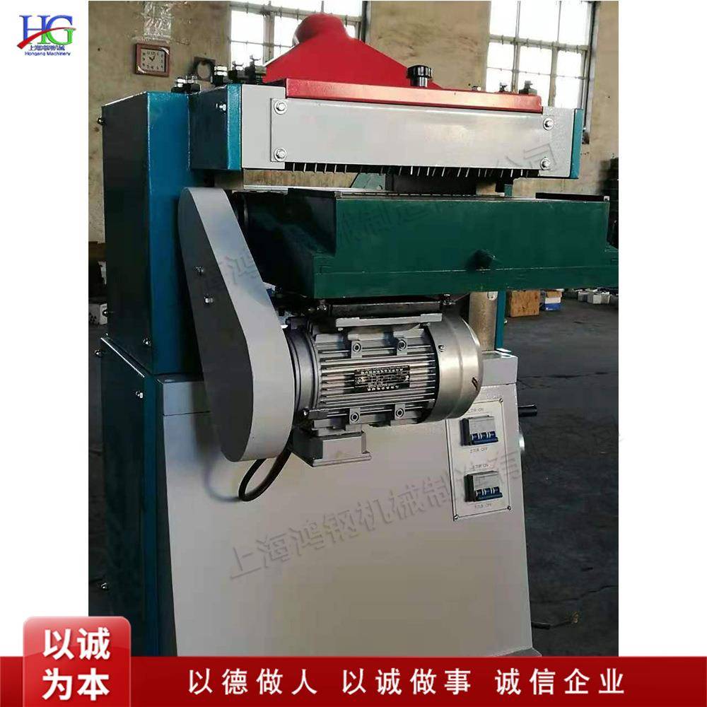 自动高速双面压刨机双功率三进料棍台刨立式带升降刻度刨削机