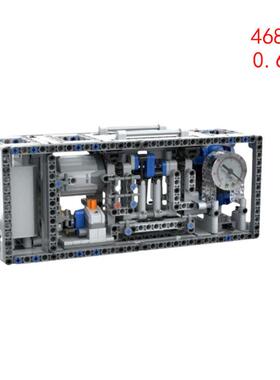 热卖现货MOC-73513小颗粒拼装积木玩具空气压缩机电动气泵