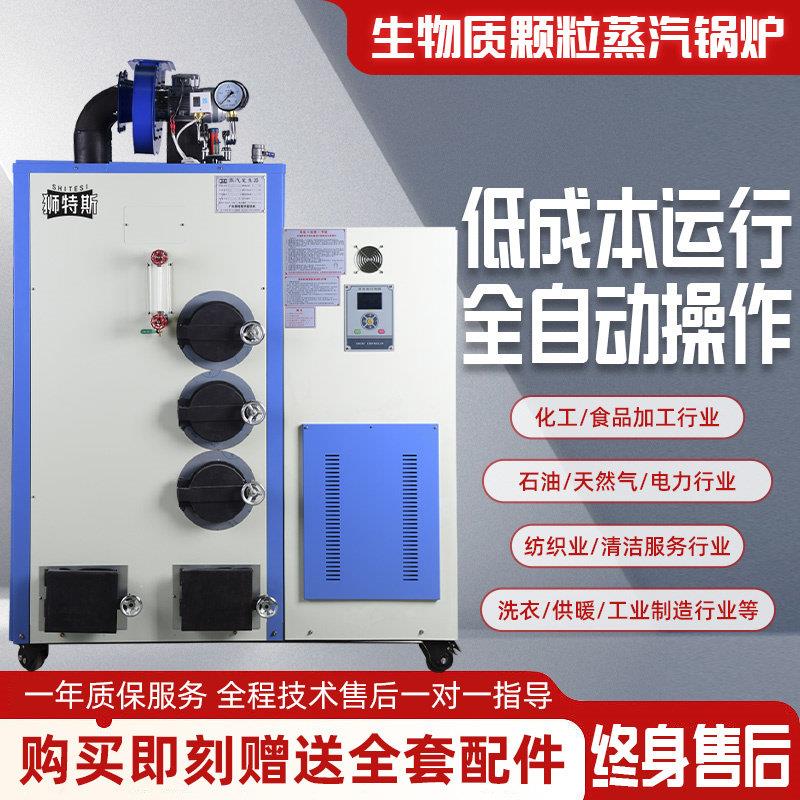 生物质颗粒蒸汽产生器商用服装洗涤杀菌消毒造纸工业用蒸气机锅炉