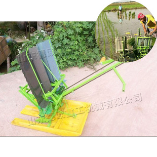 退步式稻田手摇插秧机 水田旱田通用种植机 农用水稻麦苗插苗机
