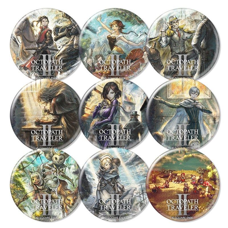 歧路旅人徽章吧唧金属冰箱贴八方旅人欧菲莉亚特蕾莎游戏周边谷子