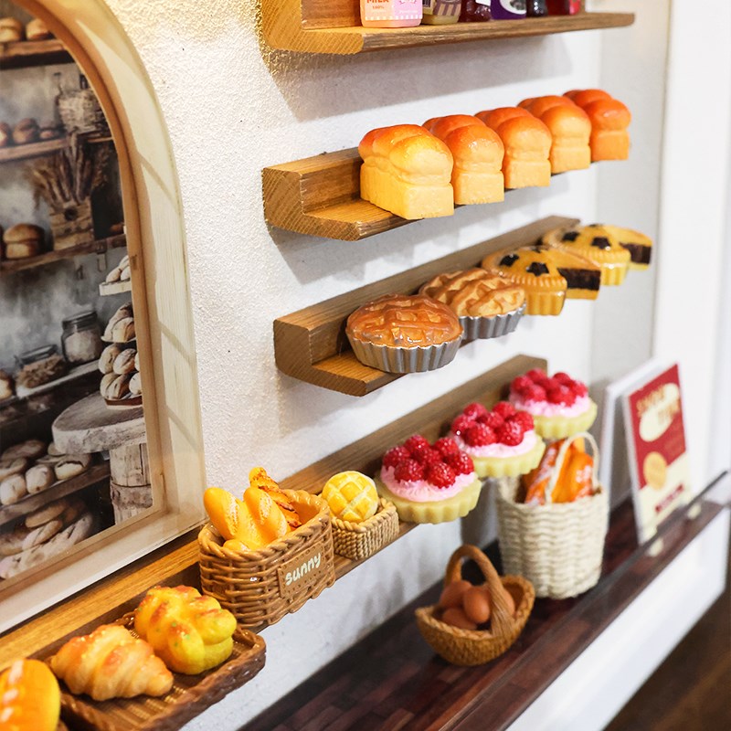 面包店diy磁吸电表箱装饰画砂岩配电箱遮挡奶油风开关盒遮丑挂画