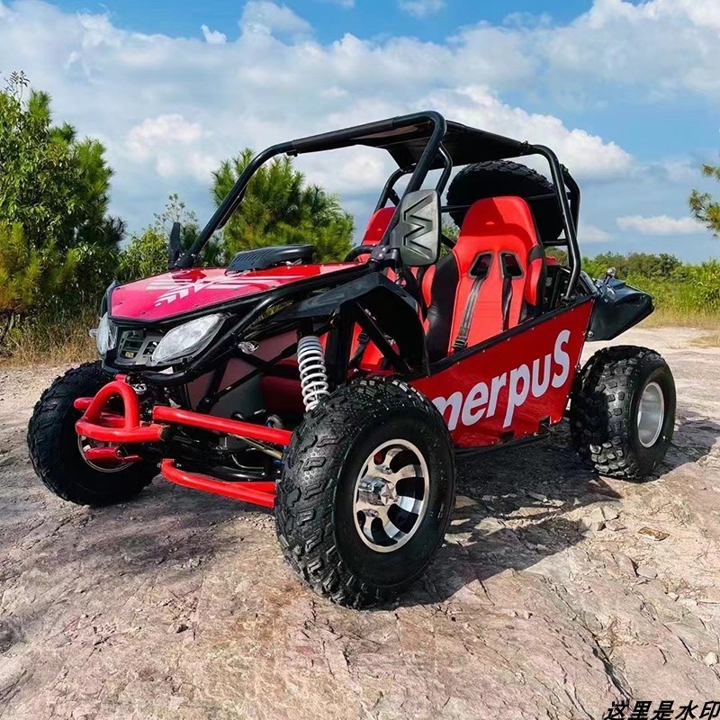 定制全地形卡丁车四轮越野沙滩车双人汽油电动单人场地成人儿童