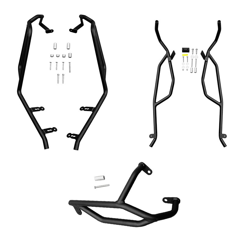适用于本田EX125保险前后包围防摔杠护杠排气护杠摩托车改装