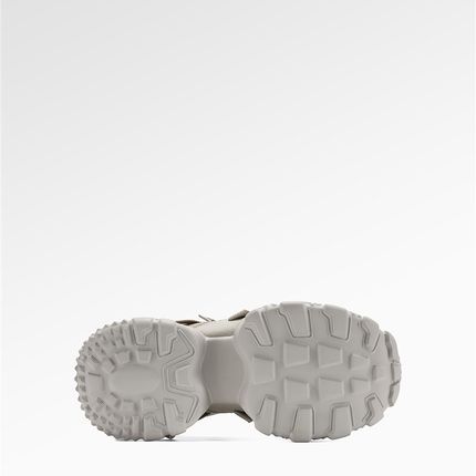 【星耀涡轮】GGCC2025年秋季新款覆古厚底老爹鞋银色女增高休闲鞋