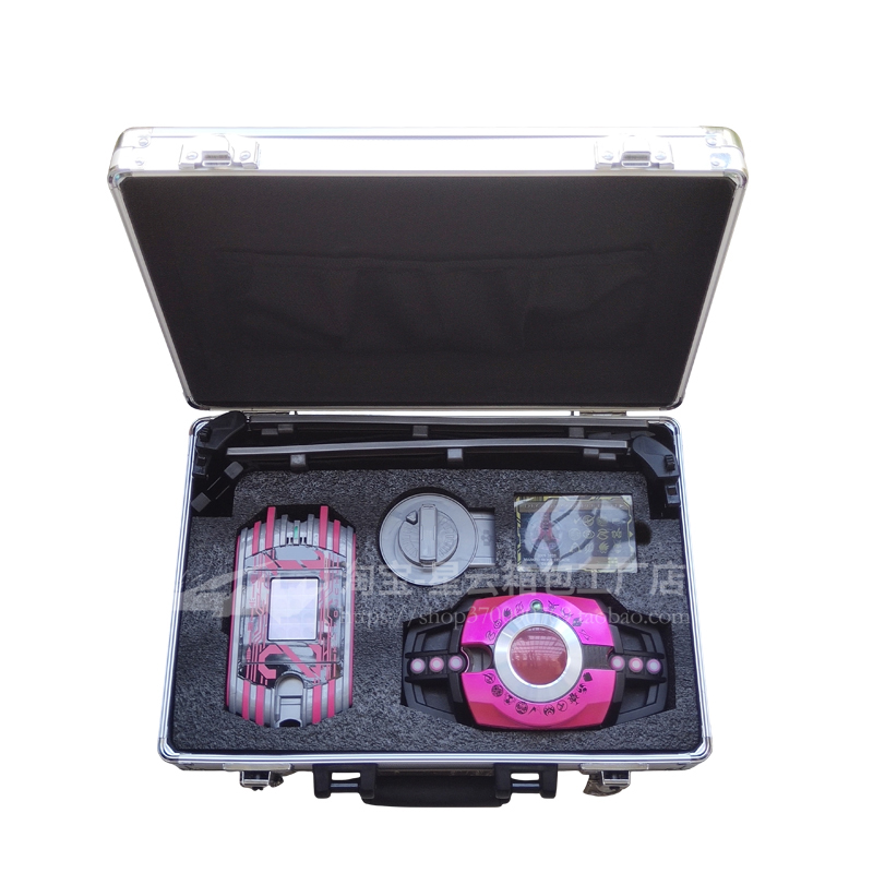 定制假面骑士收纳箱DX帝骑Decade品红腰带神主牌21玩具盒铝合金