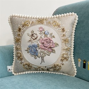 高级感欧a式 靠背垫正长方形 沙发抱枕客厅腰枕套子不含芯2022新款