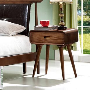 储物桃柜色北欧简约白现代胡抽屉柜全实木床头家具双边柜蜡抽木