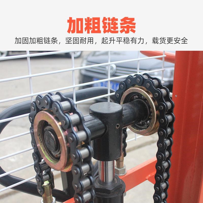 现货供吨应手堆动高液n压叉车1吨GCH2小车型地牛升高车工厂货源