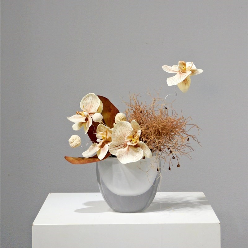 真仿摆设插d花树枝干花花束客厅摆植花R假花餐桌家居装饰