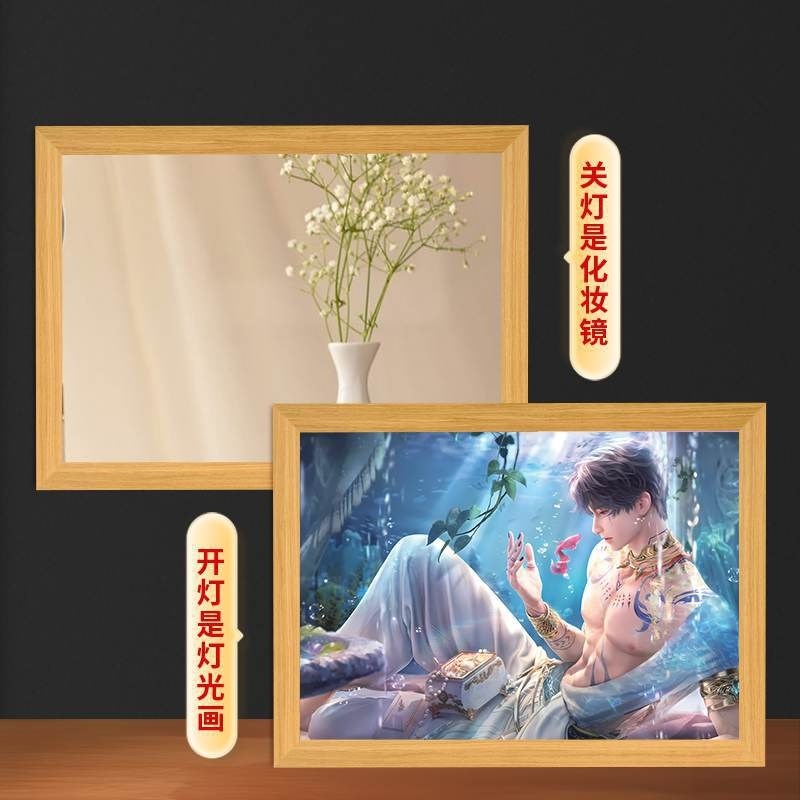 崩坏星穹铁道镜子灯光画恋与深y空祁煜床头小夜灯卧室摆件生日礼