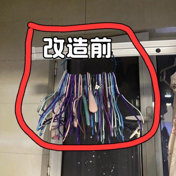 衣架收纳神器吸盘阳台收集器挂杆伸缩免打孔无痕挂衣架子脸盆架