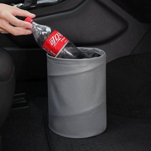 车载垃圾桶防水可折叠车门通用置物桶多功能前排车用雨伞收纳必备