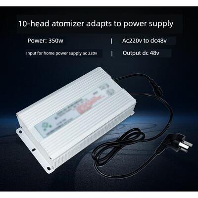 十头超声波雾化头 水池景观造雾器 防水电源DC48V 户外直流变压器