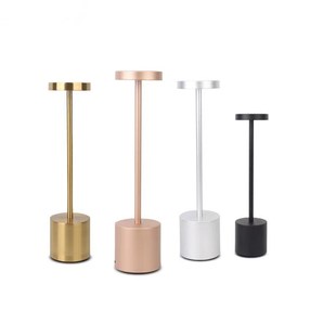 黑色金色白色f工字台灯S充电触摸小夜灯艺术氛围装饰台灯复古