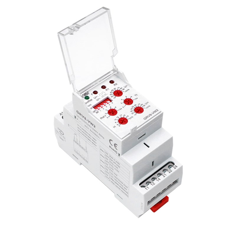 YA格亚单相电压监控m继电器GV8-VW直流交流过欠压保护器A20V