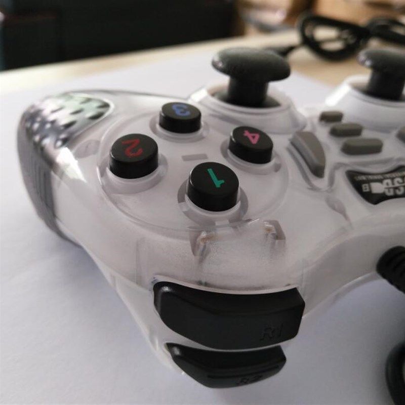 USB双打游戏手柄震动USB游戏手柄 PC电脑双人双打手柄USB双打手柄