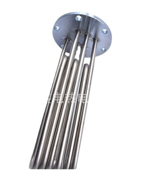 140法兰蒸烫机加热管蒸汽电锅炉电热管F220V/380V水箱发热电热器