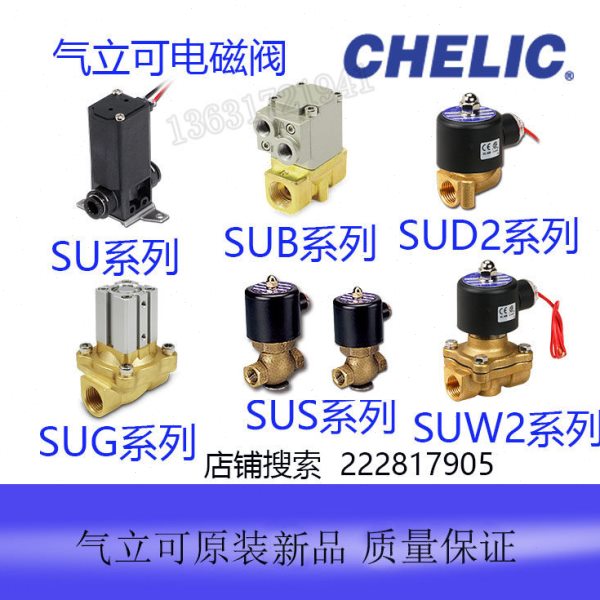 台湾气立可二口电磁阀SU SUD SUD2 SUS SUW SUW2SU22C6DC24VW原装