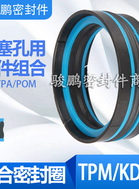 宝色霞板注塑机活塞油封DAS组合密封圈KDAS60*48*28.9/63*47*26.7
