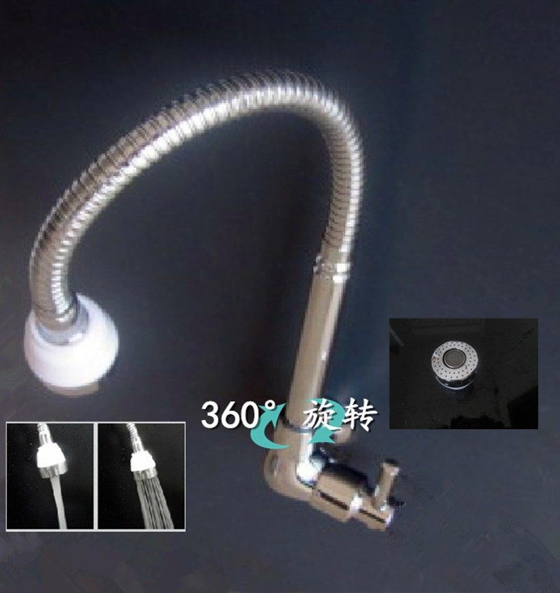 铜入墙式 万向铜洗菜盆水龙头加长单冷厨房水槽龙头360度旋转,包装,包装袋,淘宝优惠券,粉丝福利购,淘宝优惠卷