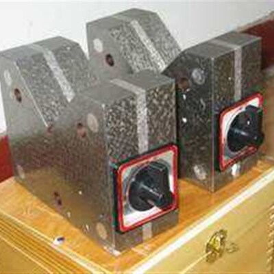 磁性V型块100X60X100mm磁性V型架测量V型架划线用V型架