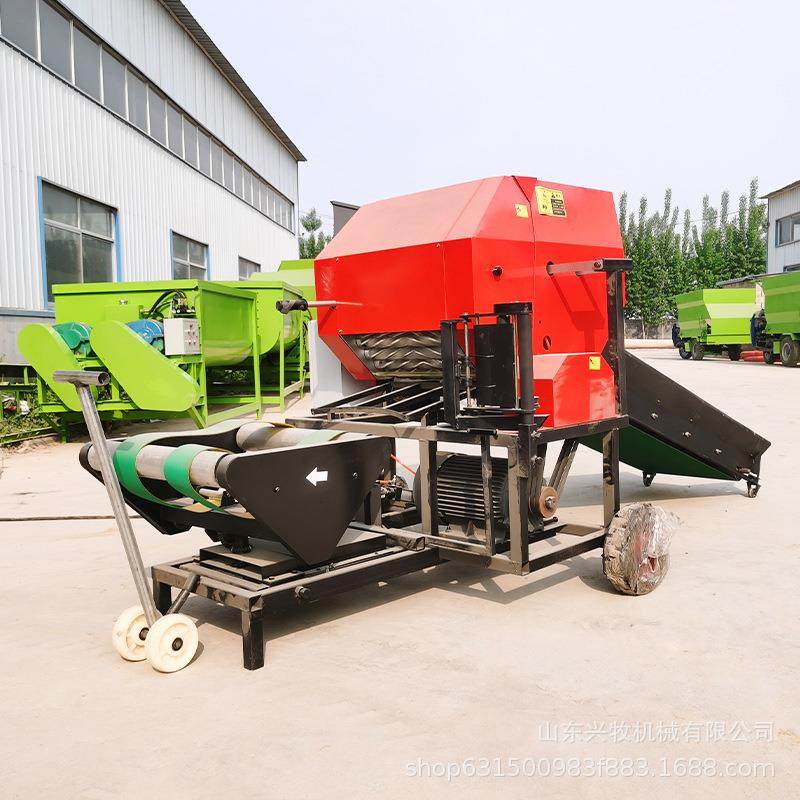 全自动打捆收包一体机牛马养殖饲草裹包机自动断膜草料收捆缠绳机,畜牧/养殖物资,特种养殖设备,淘宝优惠券,粉丝福利购,淘宝优惠卷
