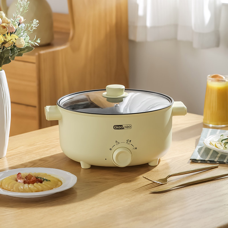 快煮锅宿舍学生锅k家用小电锅多功能一体电炒菜电热煮面锅小型火