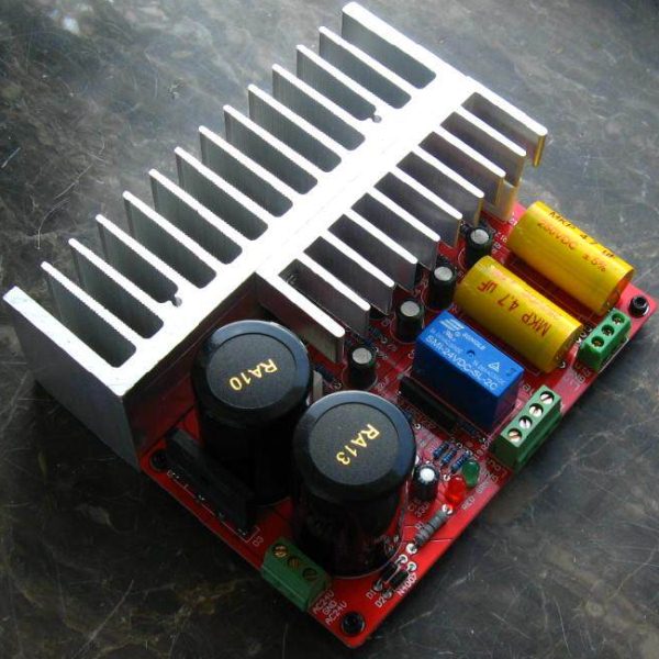 LM3886 立体声功放板 pcb空板 带整流电源 保护线路