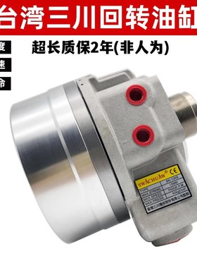 台湾三川W中空回转油缸液压卡盘三爪缸428H/1036/1246/1552