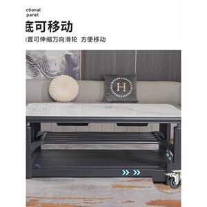 焱魔方新款岩板升降取暖桌电暖桌取暖茶几烤火茶几桌炉子家用客厅