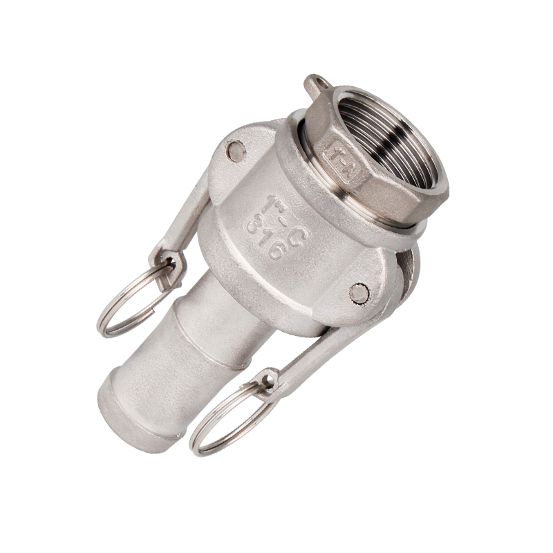 304不锈钢快速接头A+C型公母卡套式内丝宝塔皮管软管油管水管配件